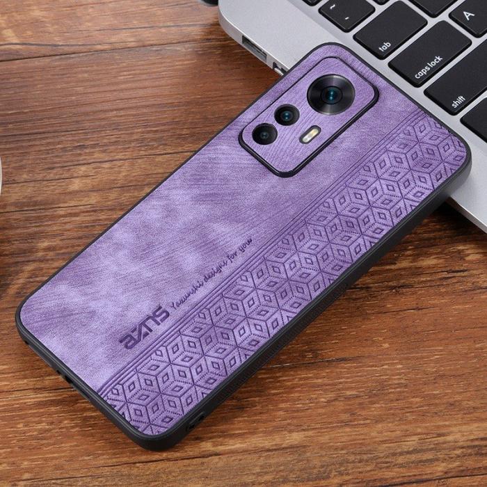 AZNS - AZNS Xiaomi 12T 5G Fodral Anti-scratch KonstLäder - Lila
