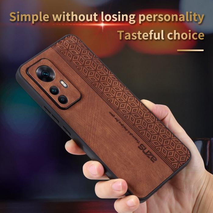 AZNS - AZNS Xiaomi 12T 5G Fodral Anti-scratch KonstLäder - Lila
