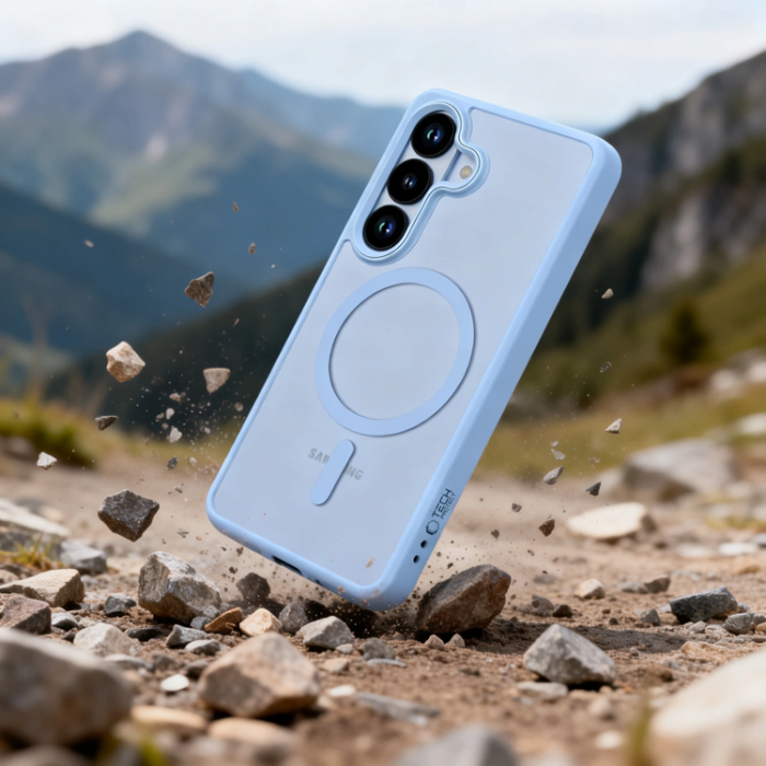 Tech-Protect - Tech-Protect Mobilskal För Galaxy S26 Magsafe Magmat - Matte Skyblå