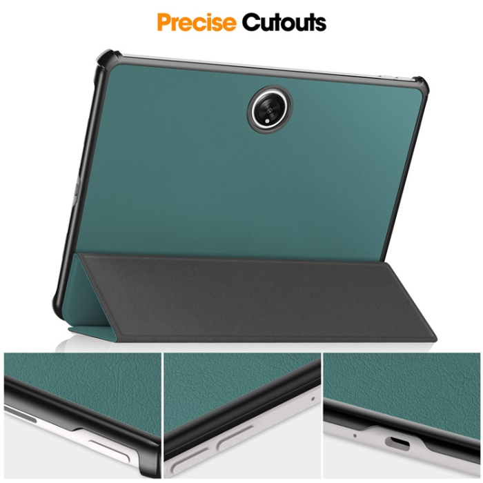 A-One Brand - OnePlus Pad Fodral Smart Tri-Fold Stand PU-Läder - Grön