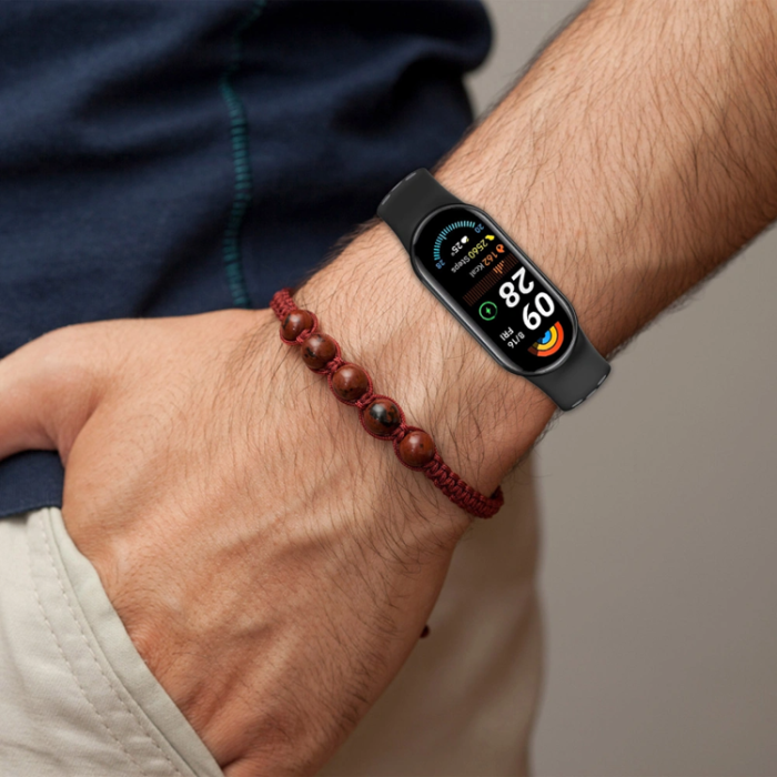 Tech-Protect - Tech-Protect Xiaomi Band 8/9/10/NFC Armband Icon - Svart/Grön