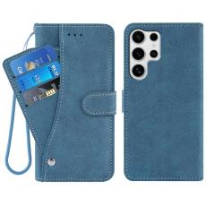 OEM - Samsung Galaxy S26 Ultra Pl&aring;nboksfodral Konstl&auml;der Retro - Bl&aring;