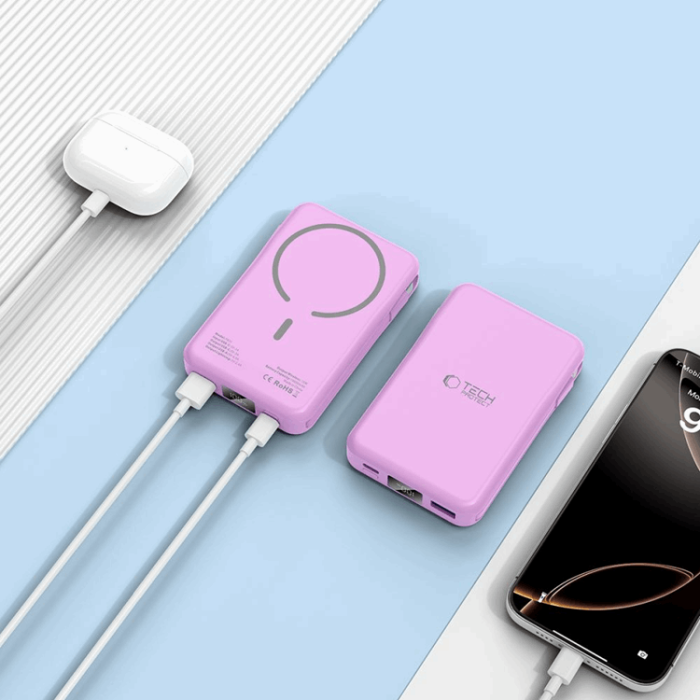 Tech-Protect - Tech-Protect Magsafe Powerbank 10000mAh PB31 LifeMag - Lavender