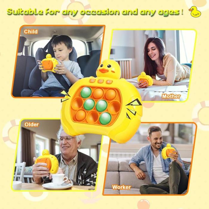 A-One Brand - Pop It Pro Quick Push Game Djur - Duck