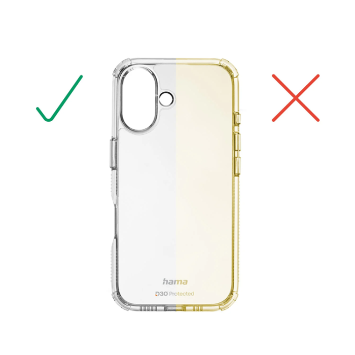 Hama - HAMA iPhone 16e Mobilskal Extreme Protect - Transparent