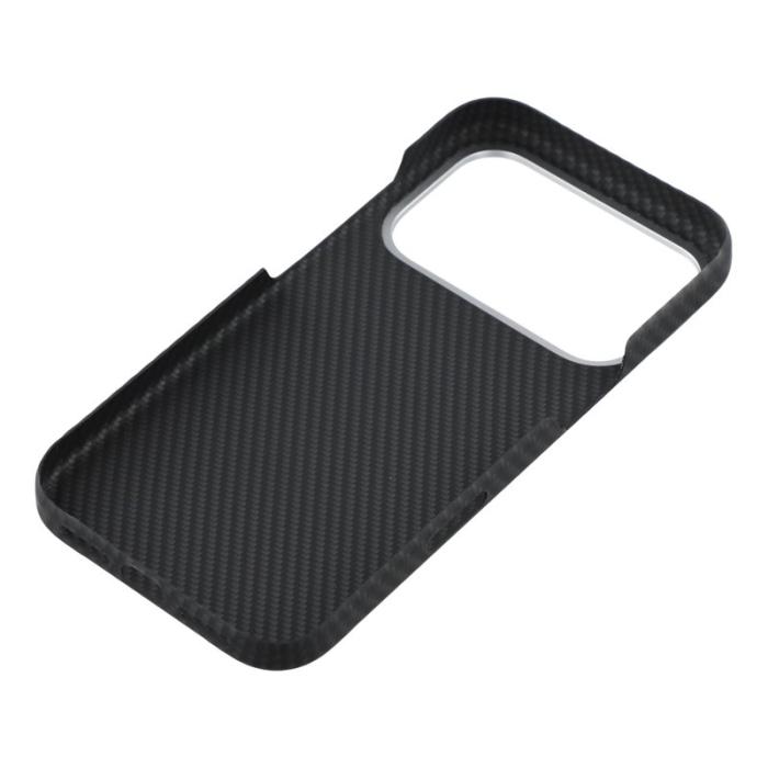 X-Level - X-LEVEL Mobilskal till iPhone 17 Pro Kolfiber Textur Hård PC Svart