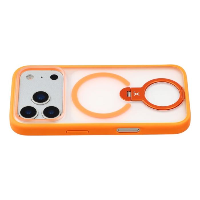 X-Level - X-LEVEL Mobilskal till iPhone 17 Pro Magnetiskt Kickstand Orange
