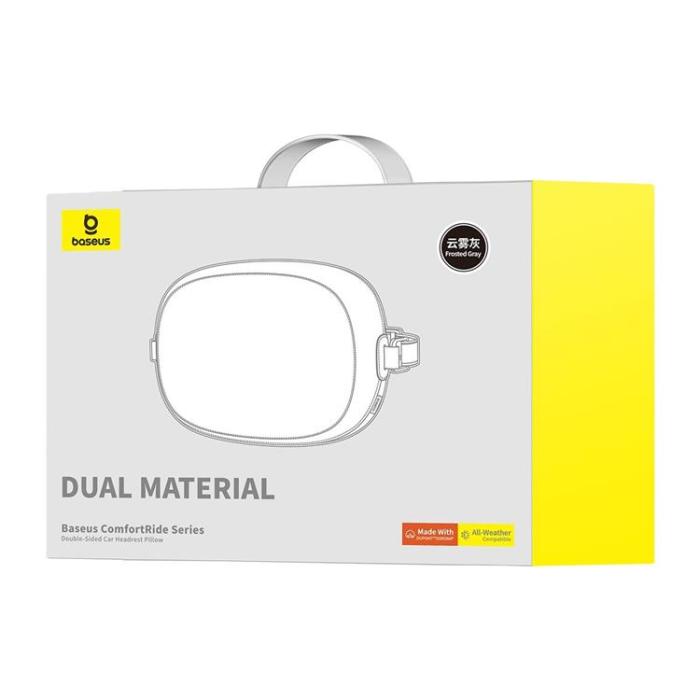 BASEUS - Baseus Bilnackstödskudde med 2 Material ComfortRide Series - Mörkgrön