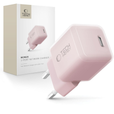 Tech-Protect - Tech-Protect Väggladdare USB-C 25W - Baby Rosa