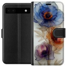 iSecrets - Plånboksfodral till Google Pixel 6a med Silkesblommor