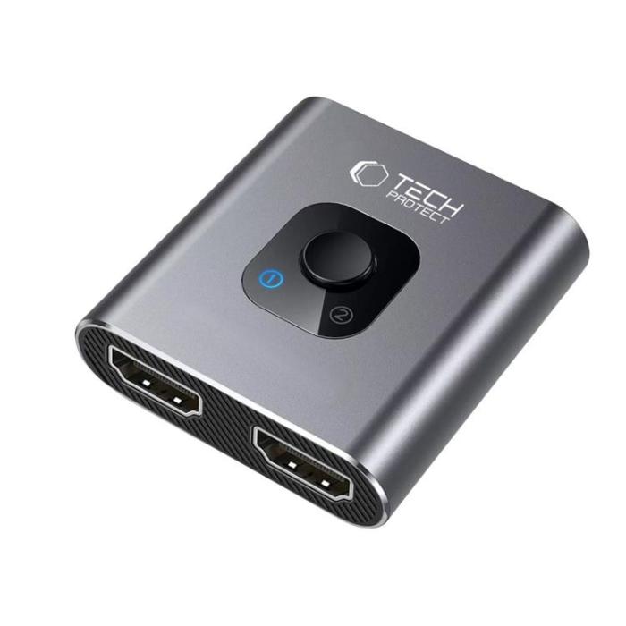 Tech-Protect - Tech-Protect HB07 2in1 Hub Adapter - Space Grå