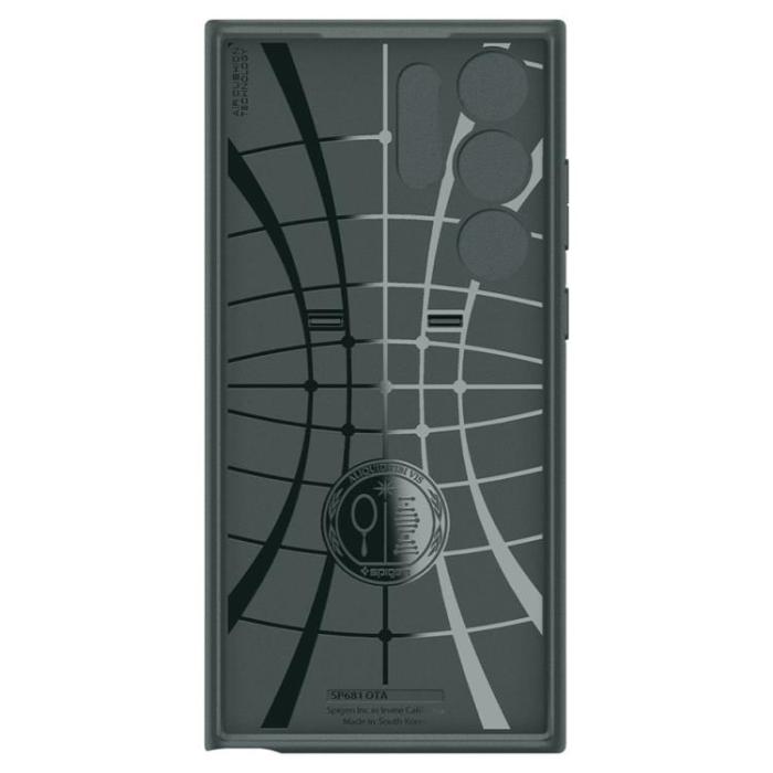 Spigen - Spigen Galaxy S23 Ultra Mobiskal Optik Armor - Grön