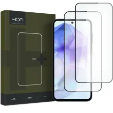 Hofi - [2-Pack] Hofi Galaxy A35 5G Härdat Glas Skärmskydd Pro Plus - Svart