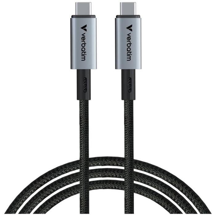 Verbatim - Verbatim USB-C Till USB-C 240W Kabel 120cm 40Gb/s Sync & Charge