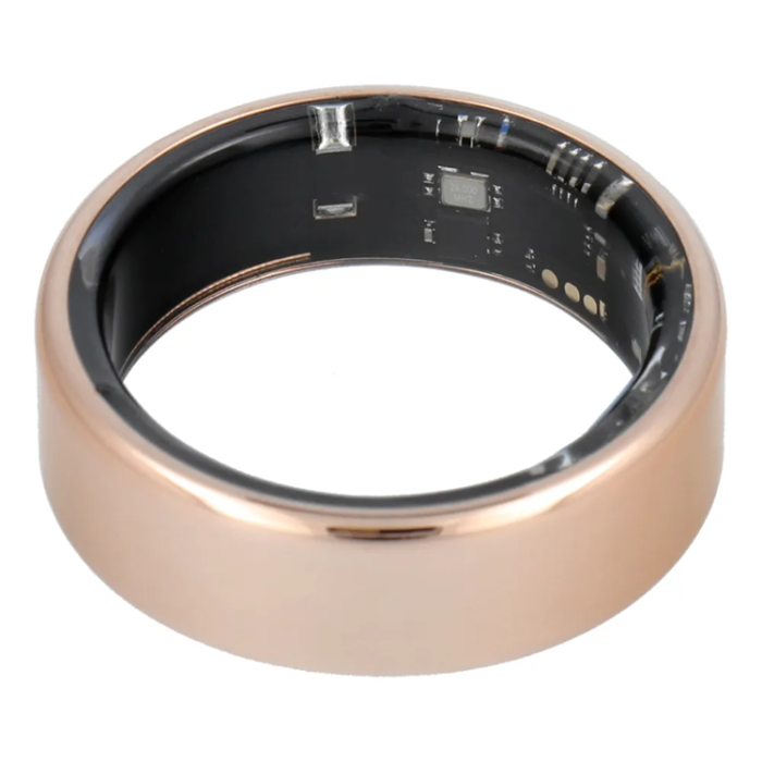 OEM - Smart Ring Med Laddningsbox - Storlek 7 (17.3mm)  - Guld