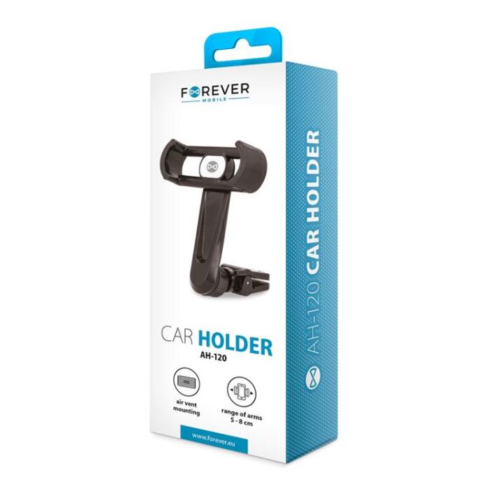 Forever - Forever Bilhållare för Luftventil AH-120 - Svart