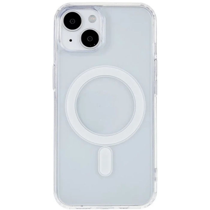 WANLONFENG - WANLONFENG iPhone 15 Mobilskal MagSafe + [2-Pack] Härdat glas