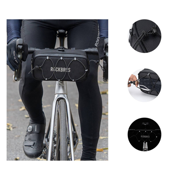 Rockbros - Rockbros Vattentät Cykelväska för Styren 1.9L ROAD TO SKY TL001 - Svart