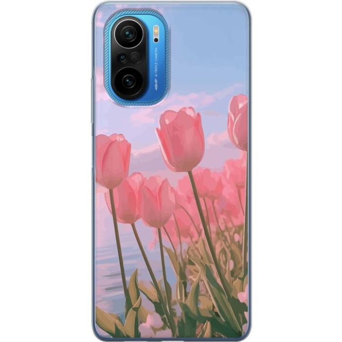 iSecrets - Mobilskal till Xiaomi Poco F3 med Rosa Tulpaner