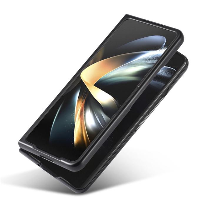 LC.imeeke - LC.IMEEKE Galaxy Z Fold 5 Mobilskal Carbon Fiber - Svart