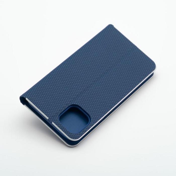 OEM - iPhone 16 Pro Plånboksfodral Luna Carbon - Blå