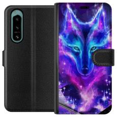 iSecrets - Pl&aring;nboksfodral till Sony Xperia 5 IV med Neon Varg