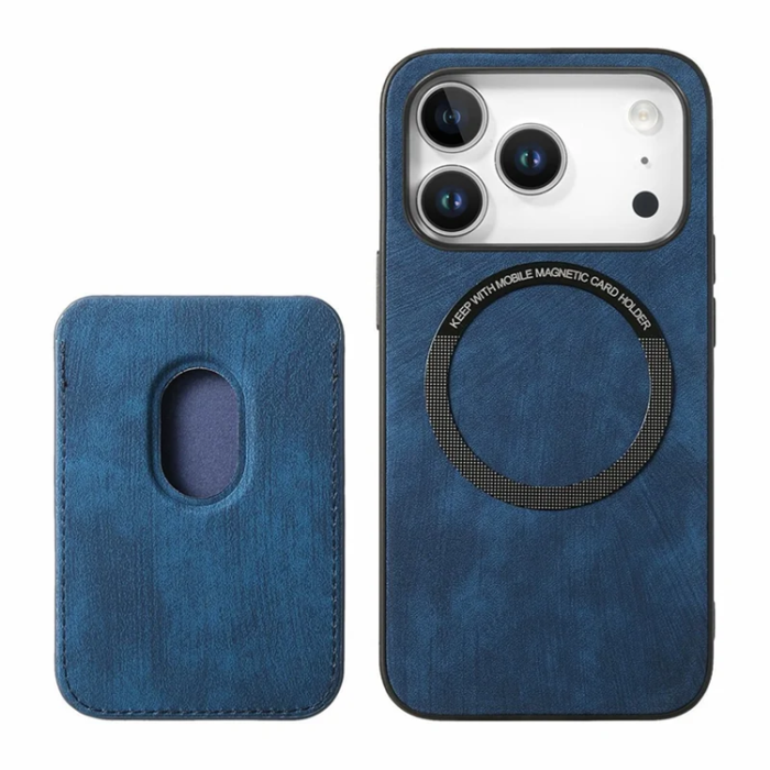 A-One Brand - iPhone 17 Pro Max Mobilskal Retro Detachable - Blå