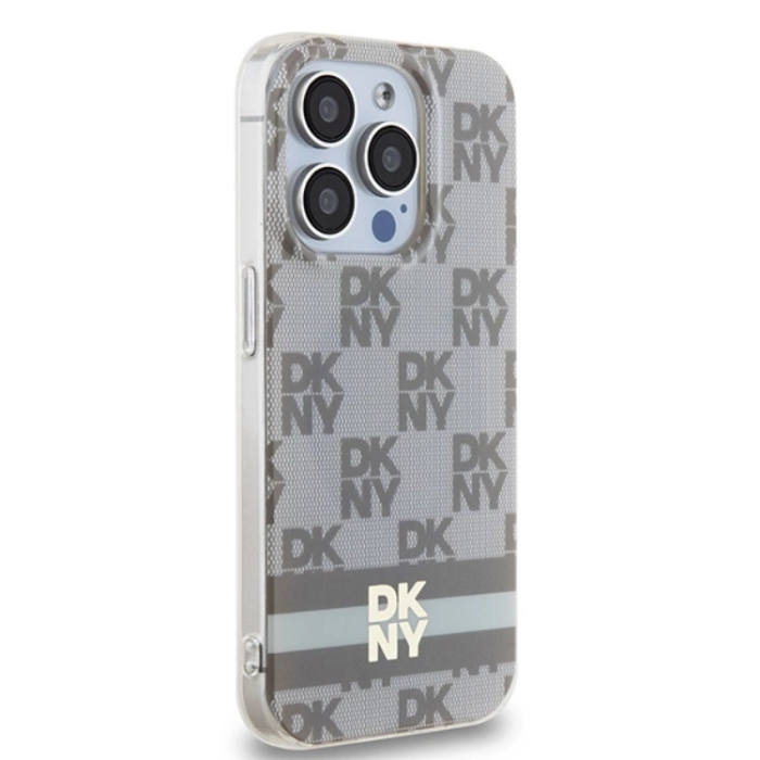 DKNY - DKNY iPhone 15 Pro Mobilskal Magsafe IML Checkered Mono