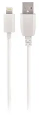 Maxlife - Maxlife USB Till Lightning 1m Kabel 2A - Vit
