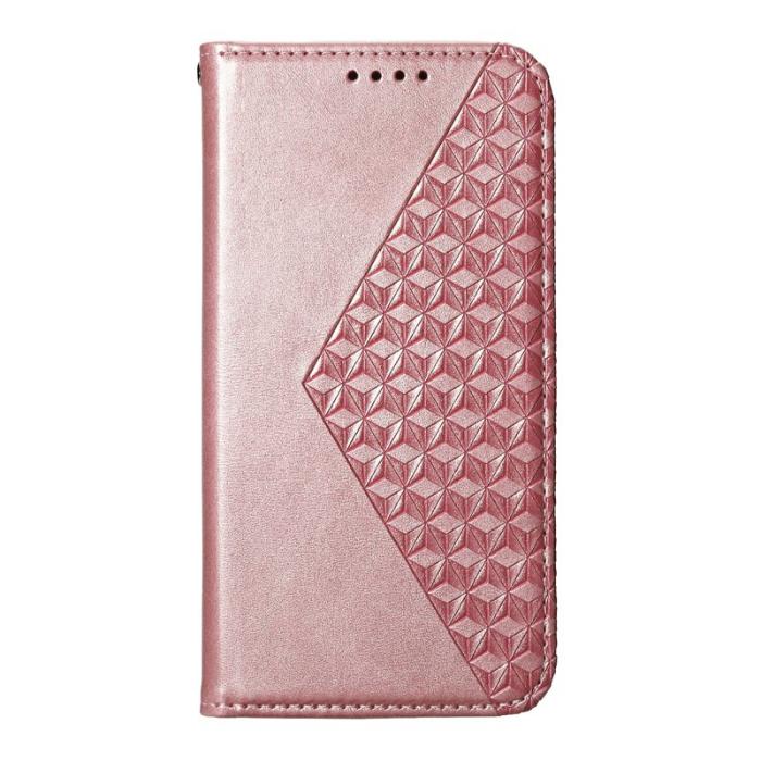 OEM - Samsung Galaxy S26 Fodral Konstläder Plånboksfodral - Roséguld