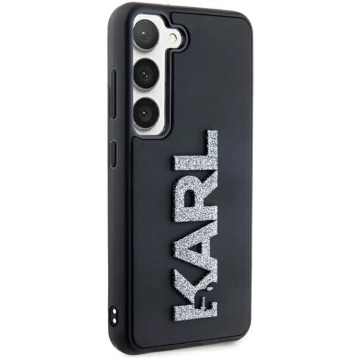 KARL LAGERFELD - Karl Lagerfeld Galaxy S23 Mobilskal 3D Rubber Glitter Logo