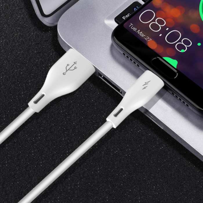 Dudao - Dudao L2L USB-A / Lightning 3A Kabel 2m - Vit