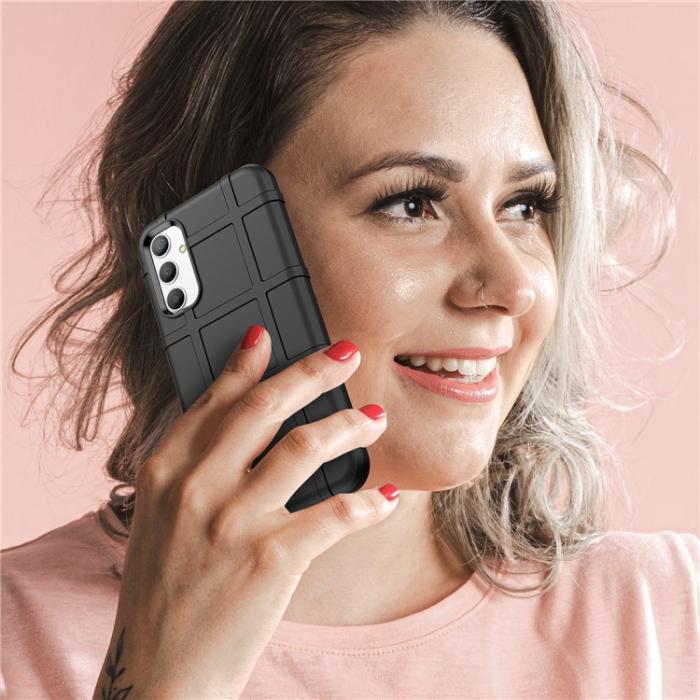 OEM - Galaxy A23 5G/4G Mobilskal Rugged Square Grid - Svart