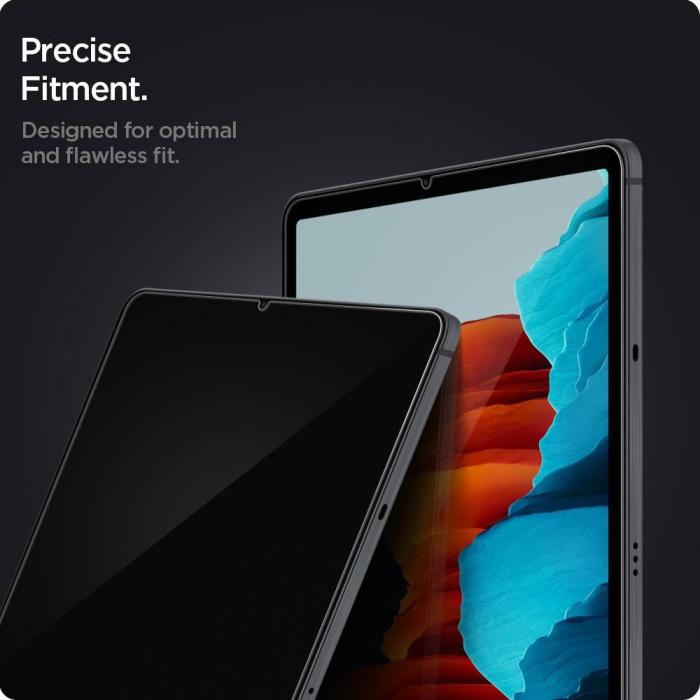 UTGATT5 - SPIGEN Härdat Glas.Tr ”Ez Fit” Galaxy Tab S7/S8