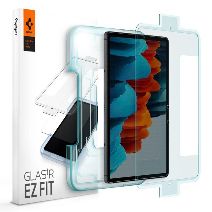 UTGATT5 - SPIGEN Härdat Glas.Tr ”Ez Fit” Galaxy Tab S7/S8