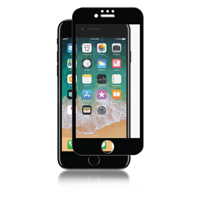 UTGATT1 - Panzer - Curved Silicate GlassiPhone 8/7 - Svart