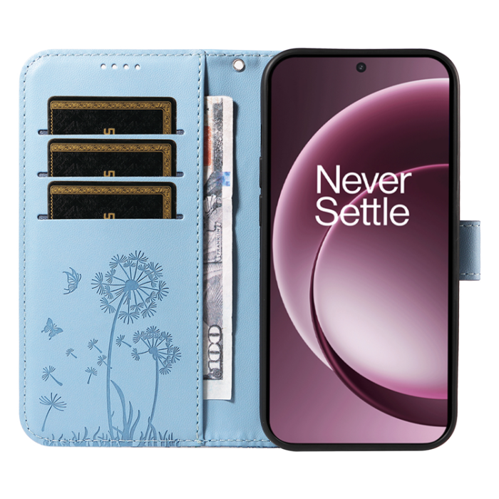 A-One Brand - OnePlus 15 Plånboksfodral Dandelion Imprint Konstläder