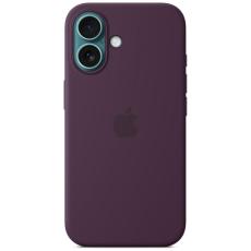 Apple - Apple iPhone 16 Mobilskal MagSafe Silicone - Plum