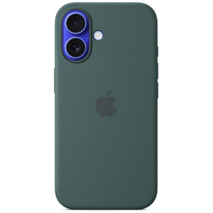 Apple - Apple iPhone 16 Mobilskal MagSafe Silicone - Lake Green