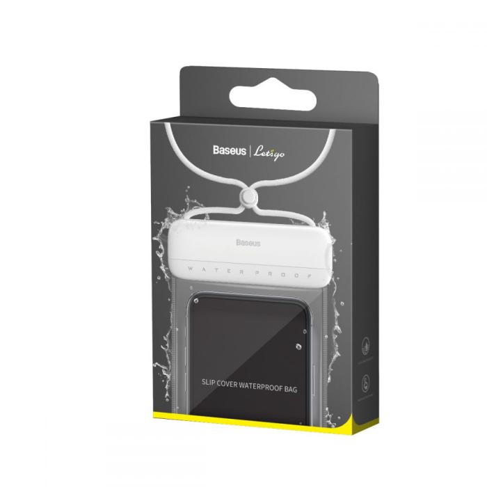 UTGATT5 - Baseus Lets Slip Universal Waterproof Case White