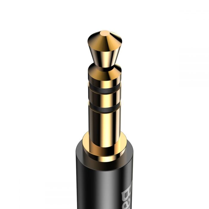 UTGATT1 - BASEUS M01 USB-C To Aux Kabel 120 cm Svart