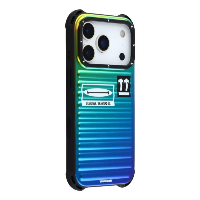 YOUNGKIT - YOUNGKIT iPhone 17 Pro Max Mobilskal Suitcase Style - Flerfärgad