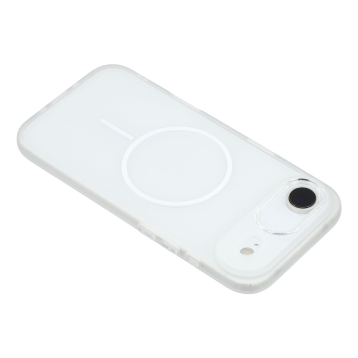 A-One Brand - iPhone Air Mobilskal MagSafe med Glitter Lins Frame - Transparent