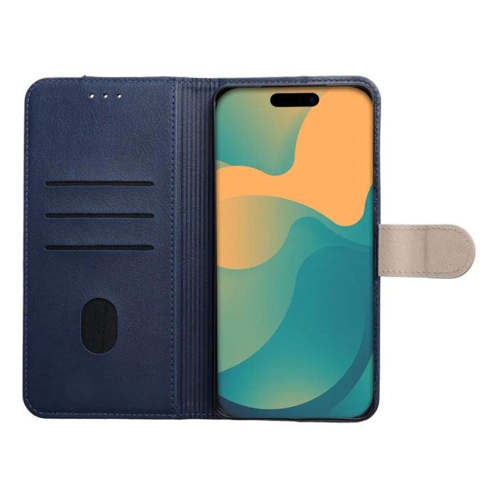 A-One Brand - Plånboksfodral För Galaxy S26 Plus Split - Marinblå/Cream