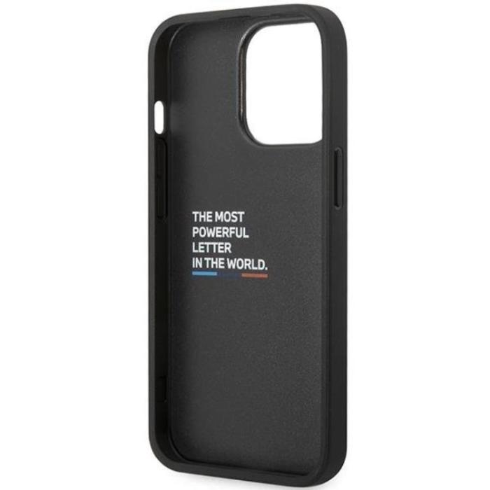 UTGATT1 - BMW iPhone 14 Pro Max Mobilskal Bi Pattern - Svart