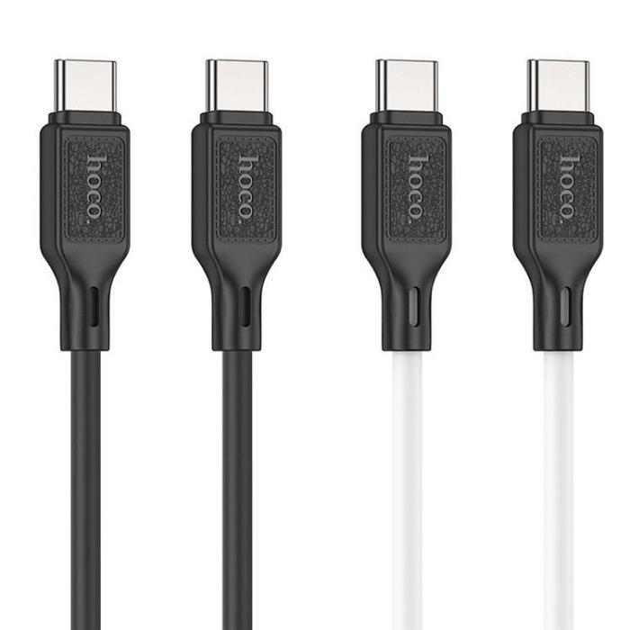 Hoco - HOCO USB-C Till USB-C 60W 1m Kabel 3A X90 - Svart