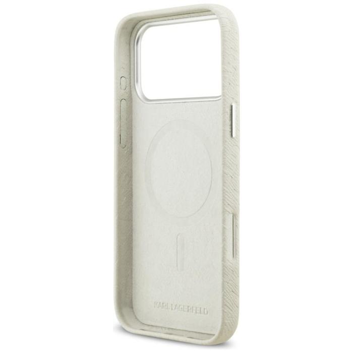 KARL LAGERFELD - Karl Lagerfeld iPhone 17 Pro Max Mobilskal MagSafe FW Stamped Karl