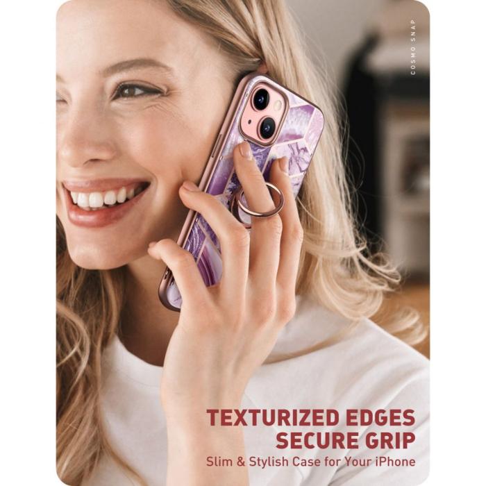 SupCase - Supcase IBLSN Cosmo Snap iPhone 13 Skal - Marble Lila