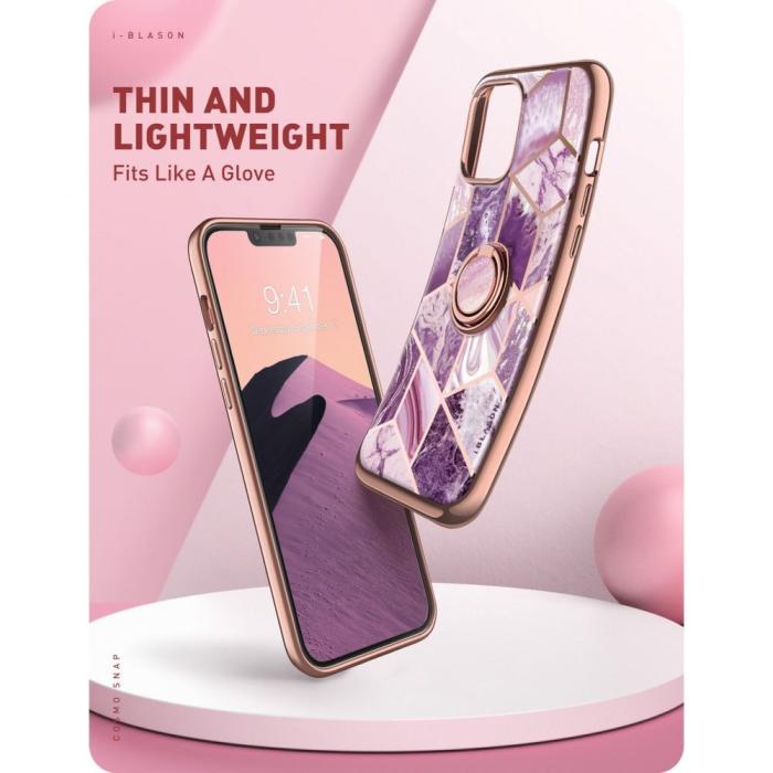 SupCase - Supcase IBLSN Cosmo Snap iPhone 13 Skal - Marble Lila