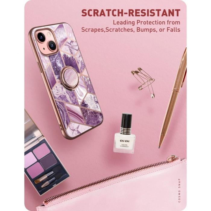SupCase - Supcase IBLSN Cosmo Snap iPhone 13 Skal - Marble Lila